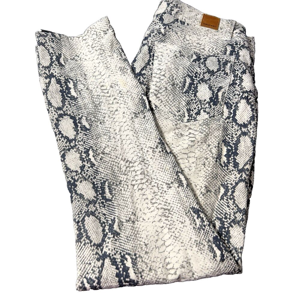 YMI Jeans Snakeskin Print Skinny Jeans Woman 29/9